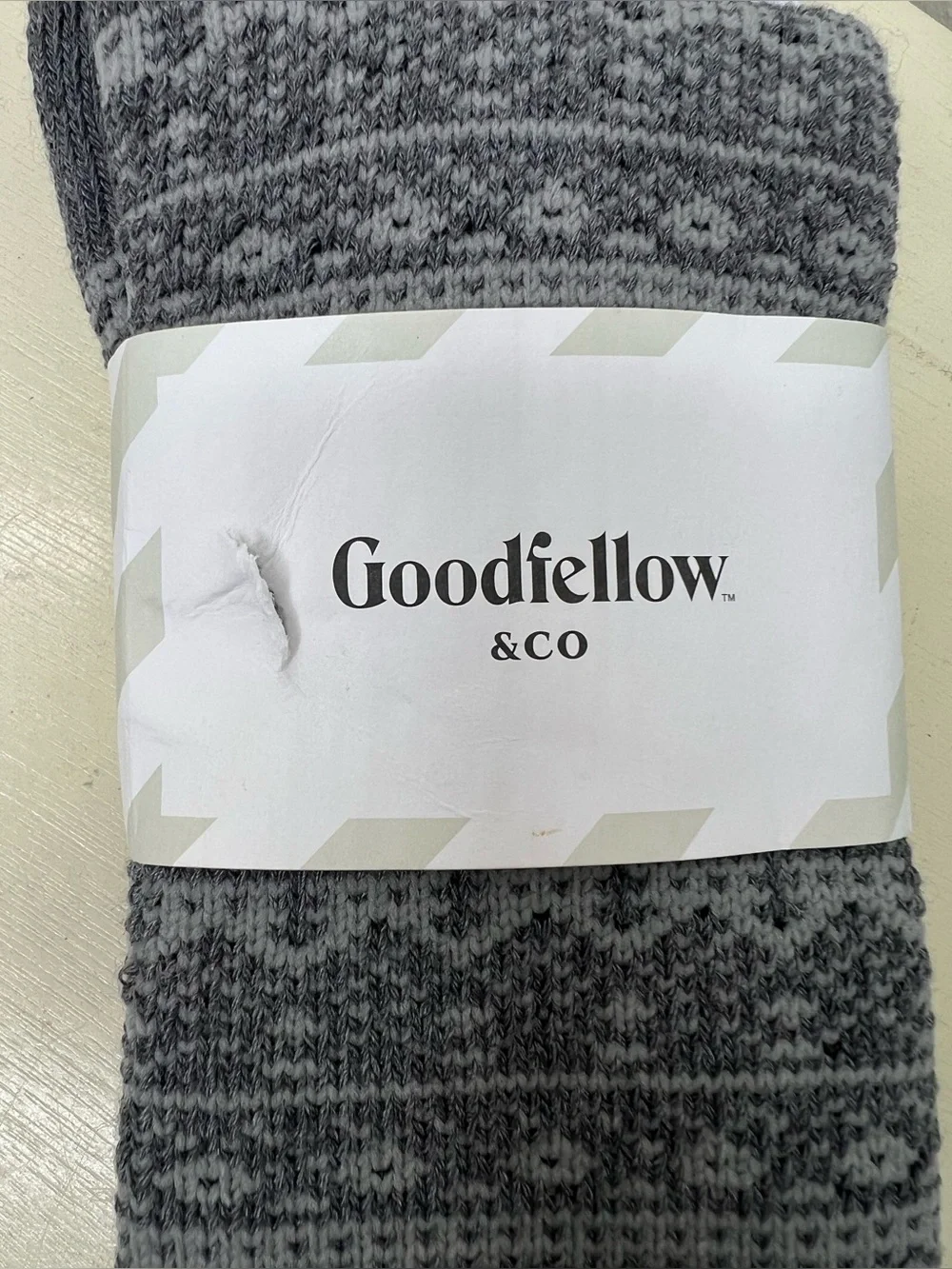 Brand New Goodfellow & Co Crew Men’s Grey Socks
